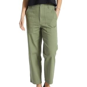 Women’s Brixton olive green Vancouver  pants 2 tones size 28